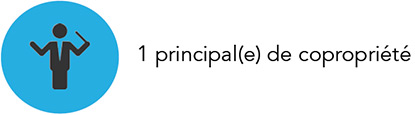 1 principal(e) de copropriété
